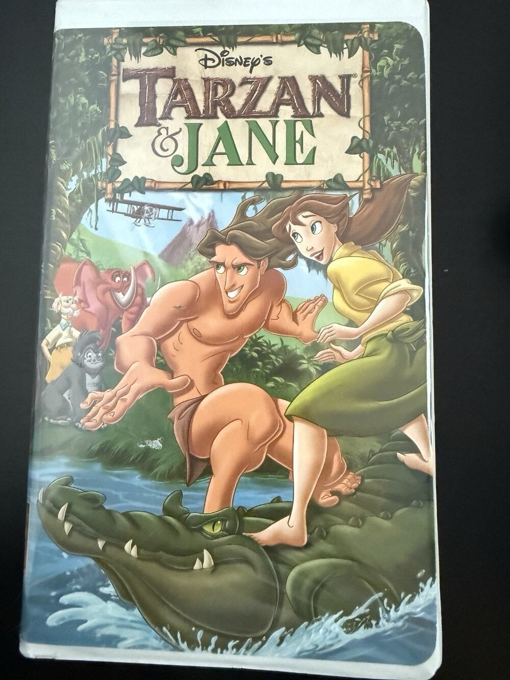 Disney's Tarzan & Jane (VHS, 2002) Clamshell Case Tested & Working